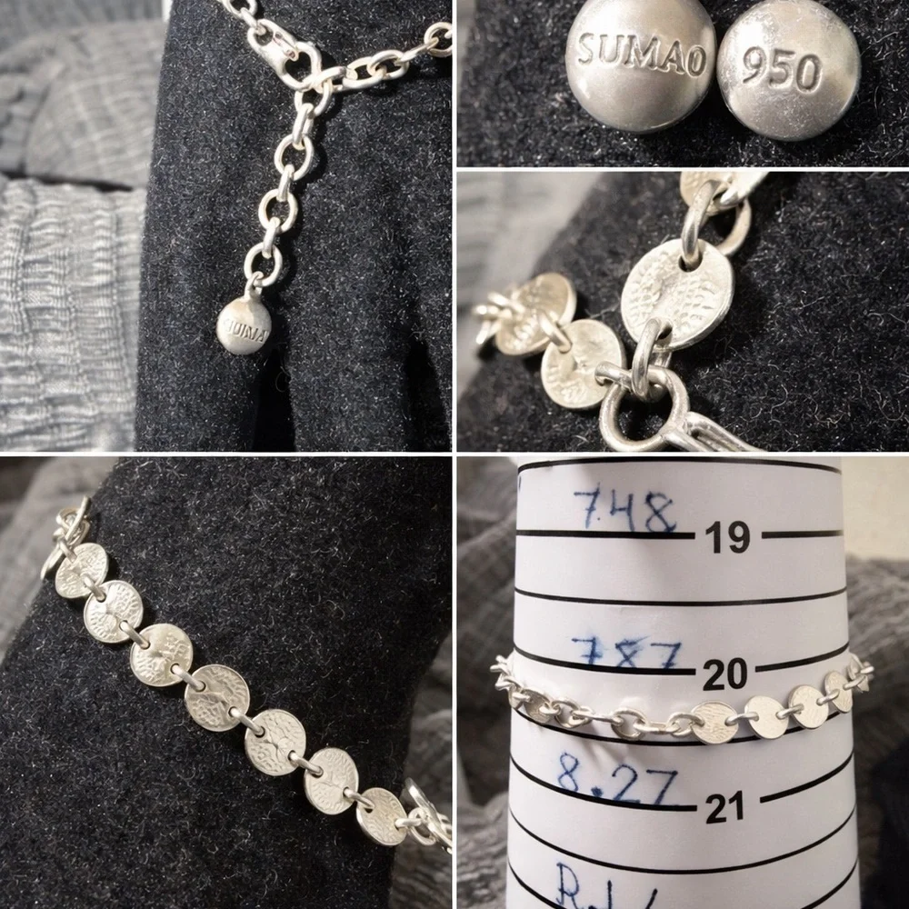 950 Silver Peruvian Artisan Disc Link Bracelet – SUMAQ